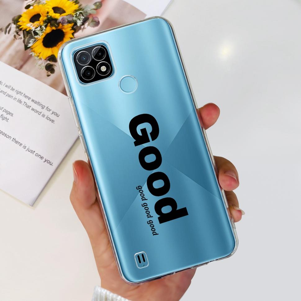 For Realme C21Y Case RMX3261  RMX3263 Cute Cartoon Cover Soft Silicone Phone Case For Realme C 21Y C21Y Bumper