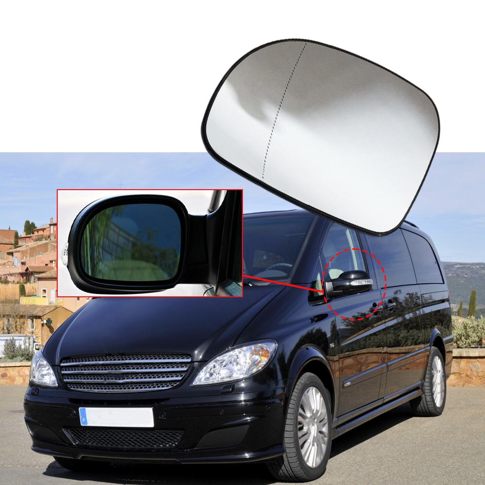 Heated Side Mirror Glass Door Wing Rearview Mirror for Mercedes-Benz Viano W639 2003 2004 2005 2006 2007 2008-2010 A0008100919