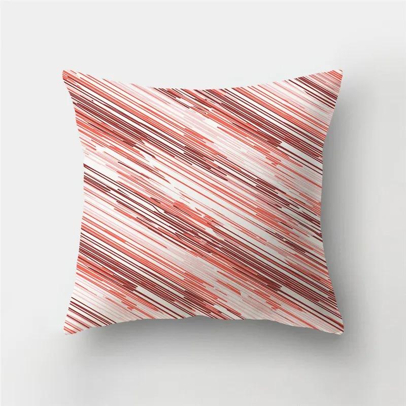 Home Decor Colorful Geometric & Floral Print Pillow Covers Pattern Cushion Cover Suitable for Sofa Bedroom Car Pillow Cover