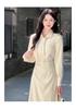 2026 New Style Korean Style Spring and Summer Outfit, Stunning and Versatile, High-End Long-Sleeved Shirt Dress for Women