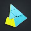 Kunststoff S2 Pyramide Geschwindigkeitswürfel 3x3x3 Dreieck Würfel Puzzle Zauberwürfel Puzzle Spielzeug