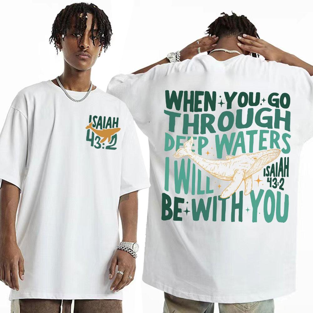 Large Cotton Men's Go Make Disciple Christian Street Wear T-shirt Retro Bible T-shirt Fashion Aesthetics Short Sleeve T-shirt