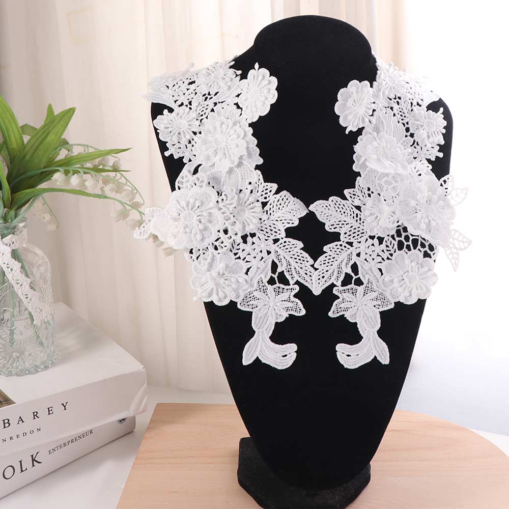 Fashion Sew On Patches Handmade Embroidery Appliques Flower Decorations Patches  Bridal Wear