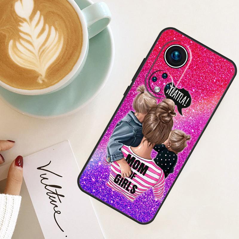 Baby Mom Girl For Honor Magic 8 7 6 Pro Case For Honor 200 400 Lite 90 70 50 X8c X8b X9a X9b X9c X9d Win RT