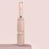 Sammenleggbar paraply med vifte, 3 hastigheter justerbar, USB-oppladbar, UV-beskyttelsesparaply, bærbar, vanntett, vindtett, sommer utendørs, sol- og regnparaply