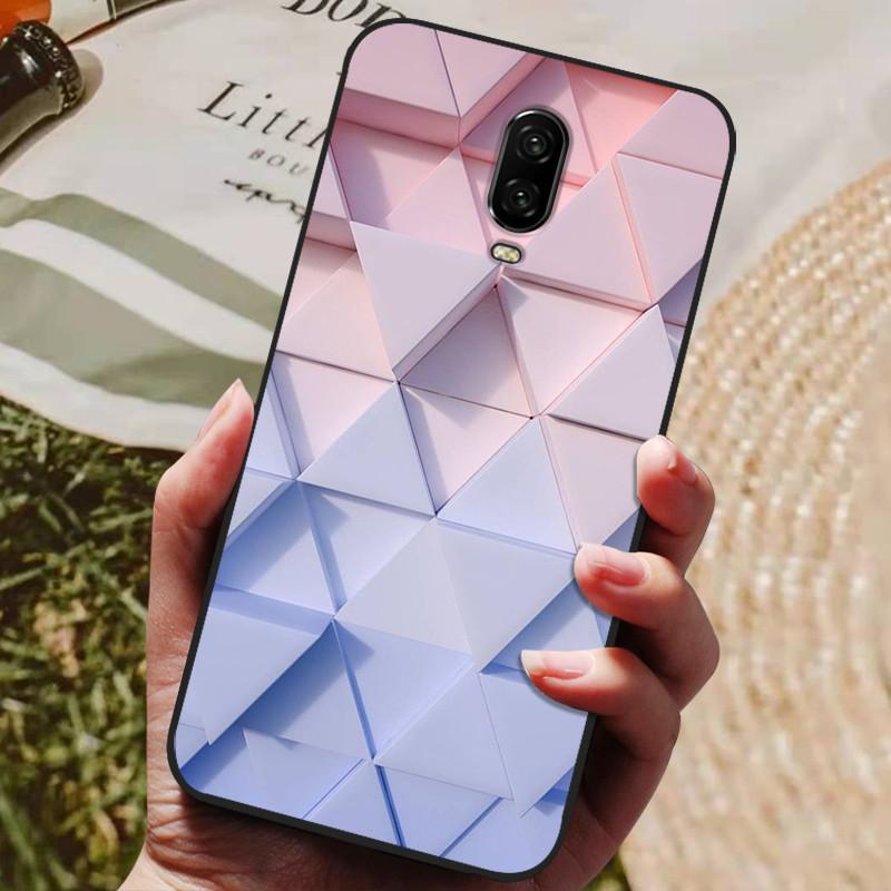 For Oneplus 6 6T Case Silicone Soft TPU Back Cover Phone Case For One Plus Oneplus 6t 6 T Case Black Cover Coque Fundas Capa