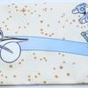 HERMES Space Derby Silk 100 Twilly scarf whiteUsed