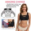 Women Shapewear Bra with Hooks Compression Push Up Underwear Front Closure Lingerie Back Support Sports Bra Post-Surgery Top