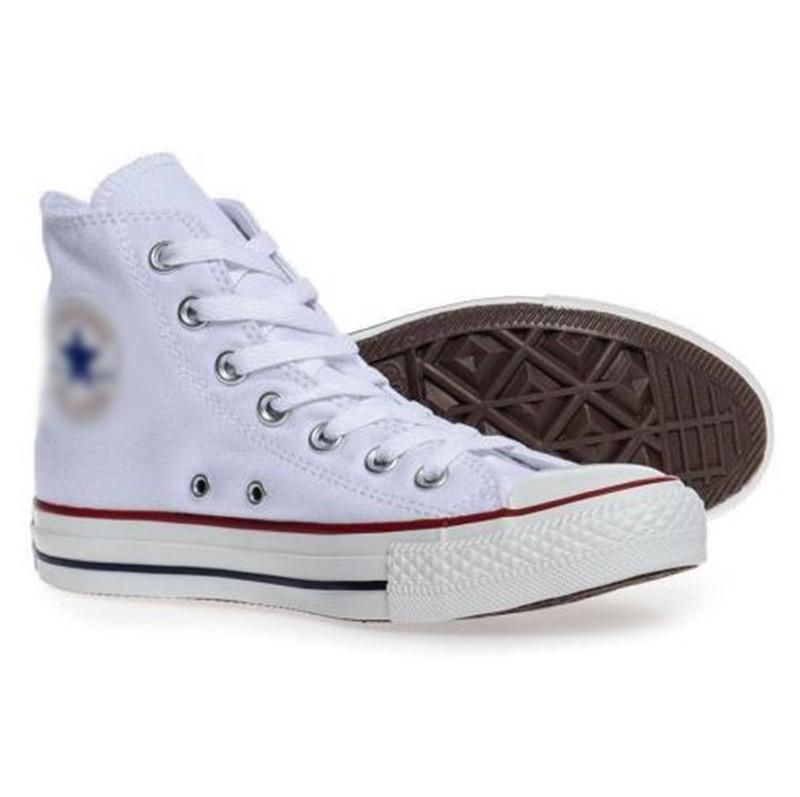 Sneakers Alte Classiche in Tela per Uomo e Donna con Suola in Gomma per Uso Casual
