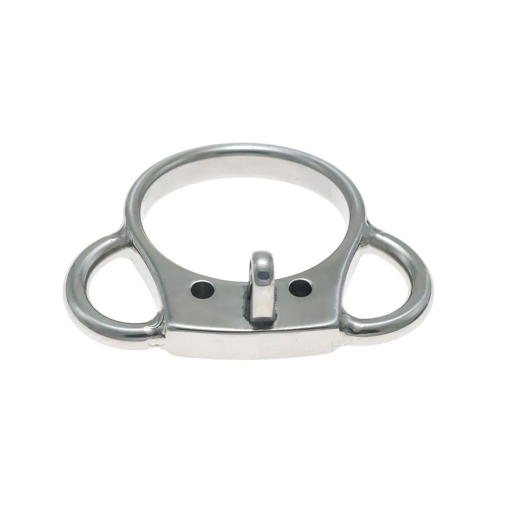Waistband Chastity Lock - Stainless Steel Hollow Penis Cage