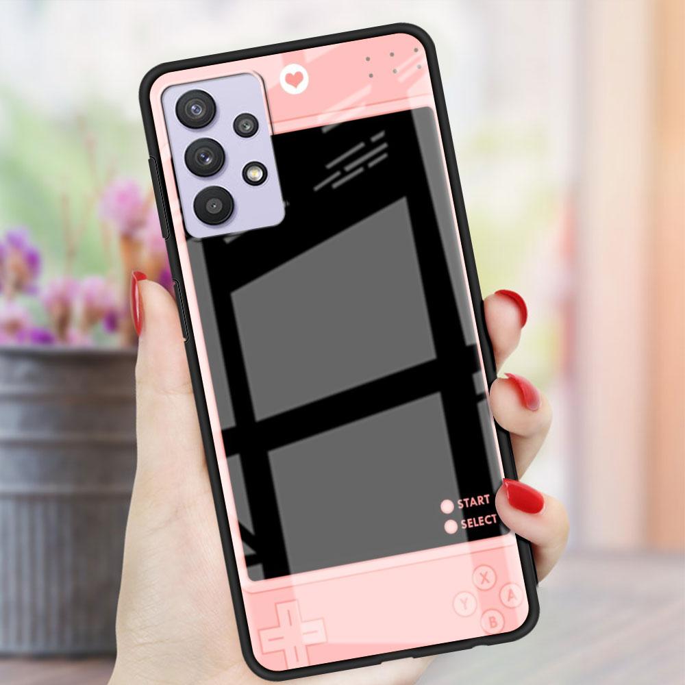 

Мультяшный узор панели мобильного телефона Стеклянный чехол для Samsung Galaxy A52 A71 A50 A51 A70 A21s A31 A72 A10 A12 A30 A22 5G Чехол для телефона Samsung A53 5G