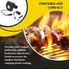 220V BBQ Ventilátor Malý Dúchadlový Motor so Zberom Vzduchu Nastaviteľná Rýchlosť Varenie Nástroj US/EU Zástrčka Ručný Barbecue Dúchadlo Kemping