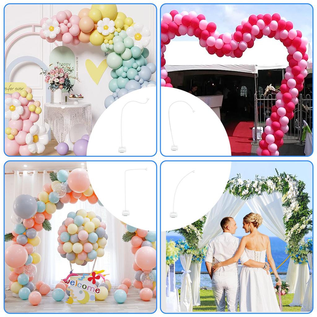 Balloon Stand Kit Reusable Balloon Post Holder Set for Birthday, Wedding, Baby Shower Party Decor Adjustabl Balloon Arch Kit