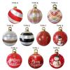 60cm Gardens Balloon Decoration without Light Christmas Ball PVC DIY Inflatable Ball Outdoor