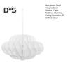 Cloud Hanging Honeycomb Decoration 3D Artificial Clouds Honeycomb Ornaments for Wedding Birthday Nursery Room Baby Shower Decor