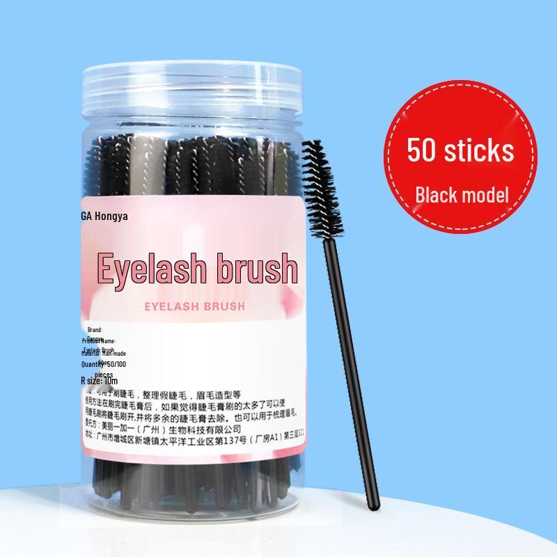 Portable Extra Fine Disposable Eyebrow & Eyelash Spiral Brush for Extensions
