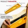 Mounting Cabinet Drawer Track Installation Jig Cabinet Mounting Tool  Drawer Track Mounting
