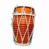 Precussion Traditional Indian Musical Instrument Rope Folk Dholak With Bag