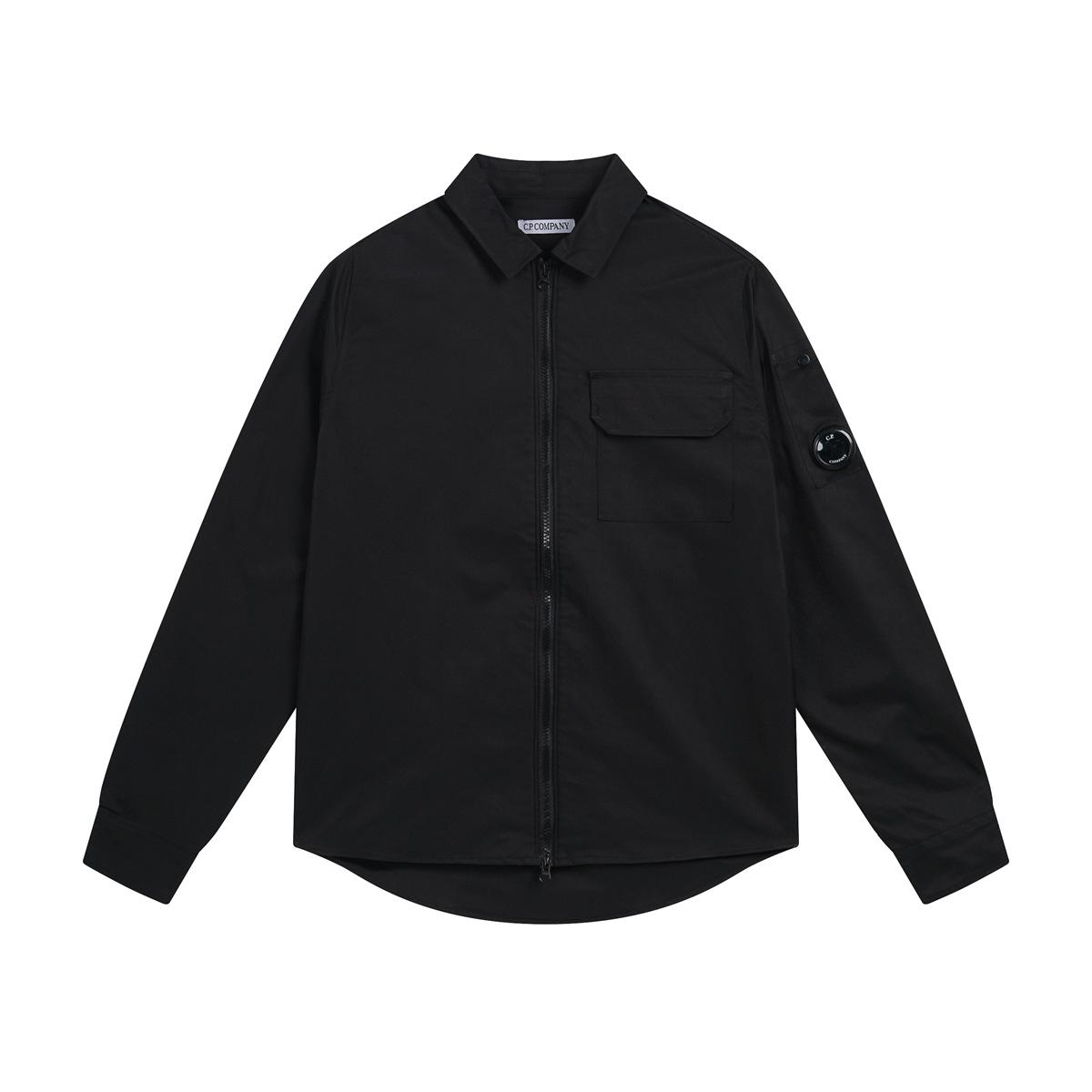 

Trendy Printed Zipper Hoodie Sweatshirt - CP Pullover Style for Couples Medium чорний