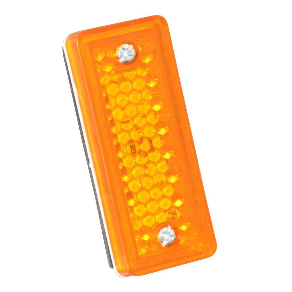 LED Side Marker Lights Amber 12V | Truck Trailer Bus Indicator Marker Lamp (6 PCS)