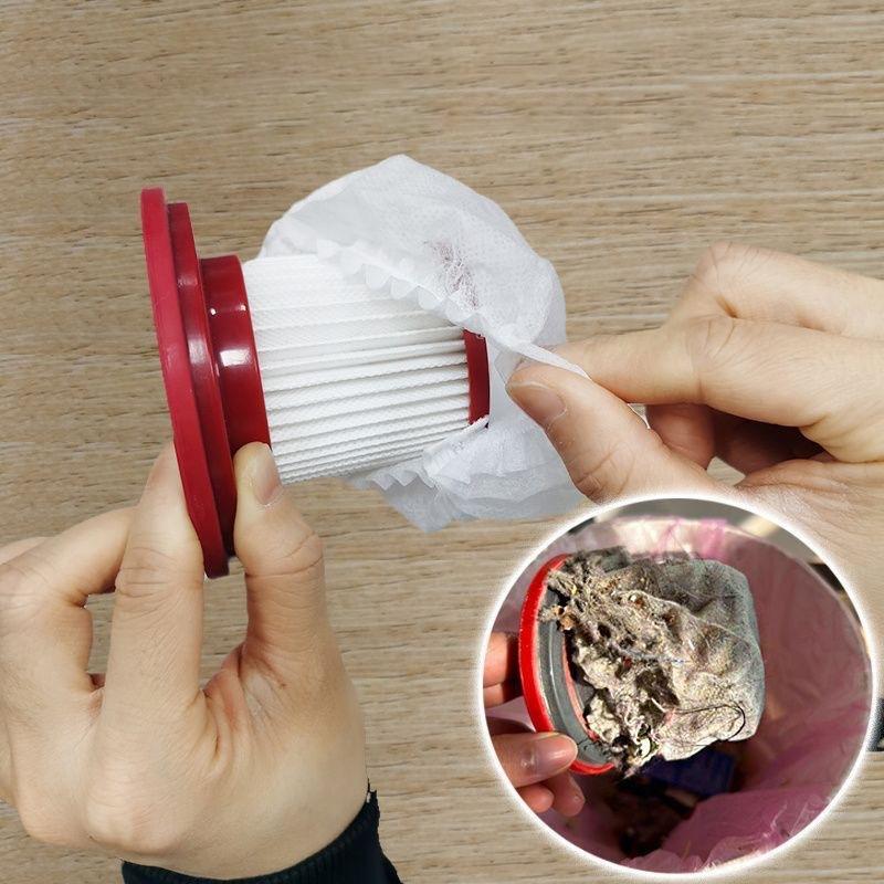 100 Disposable Vacuum Cleaner Filter Element Filter Set Universal Handheld Household Filter