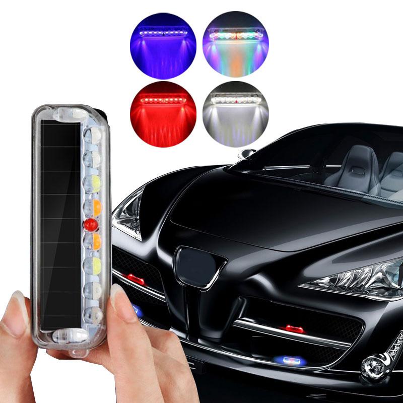 

Солнечная автомобильная вспышка, проводка, свободный грузовик, яркий свет, предупреждающий тормозной задний фонарь разноцветный