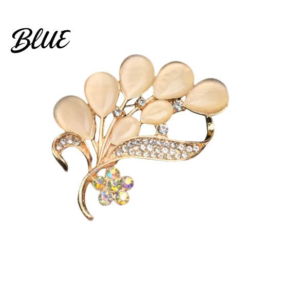 Zinc Alloy Brooch Retro Style Round Floral Design Lapel Pin E