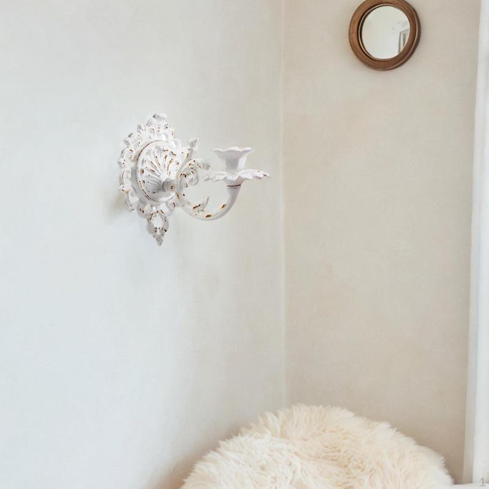 

Wall Candle Sconce Stick Holder Ornament, Stand Candlestick for Banquet,