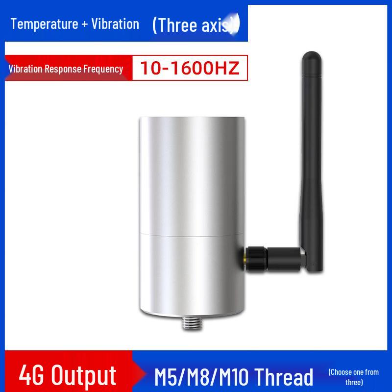 Cloud Rudder 3-Axis 4G Temperature Vibration Sensor