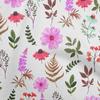 oneOone Cotton Poplin Brown Fabric Floral Watercolor Sewing Craft Projects Fabric Prints By Yard 42 Inch