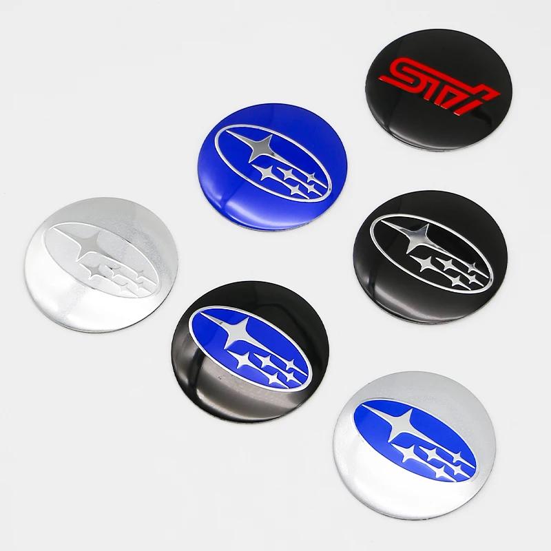 For Subaru Outback Legacy Forester Impreza Tribeca WRX BRZ DRL 56MM Car Wheel Center Hub Cap Badge Logo Decal Aluminum Sticker WW5