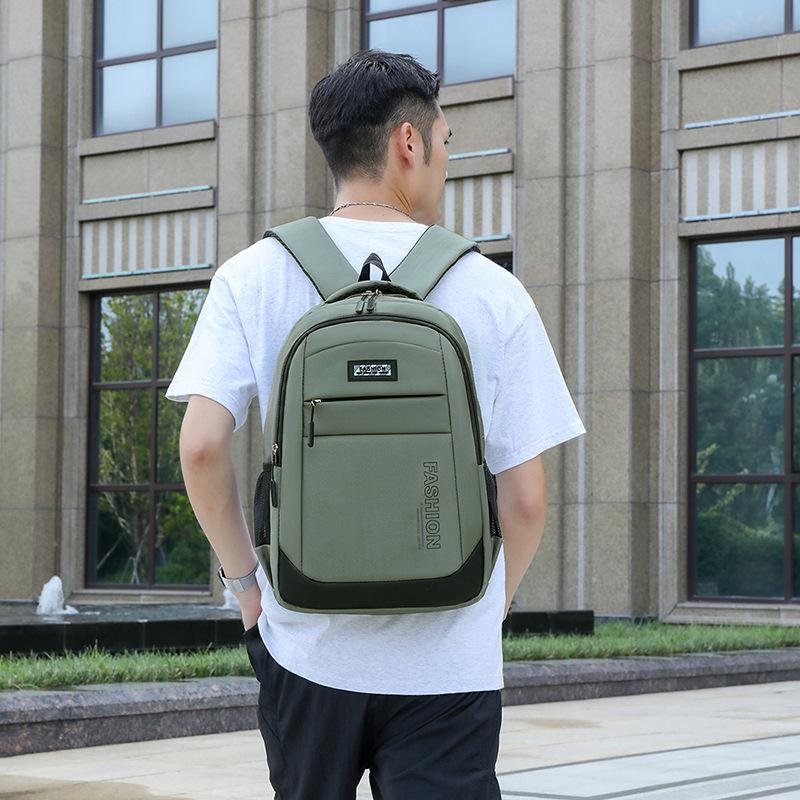 Schoolbag1011 New Large Capacity Computer Travel Bag Backpack Casual Business Men's Trend Middle School Student School Bag