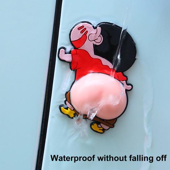 4 Stück Anti-Kratz-Aufkleber, Anti-Deform-Hintern, dekorativer, universeller 3D-Form-Antikollisionsaufkleber für die Tür