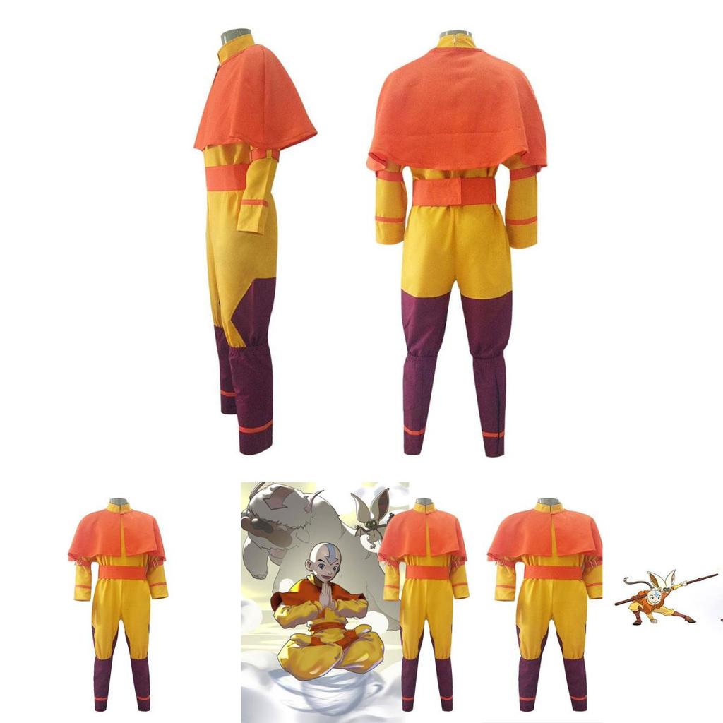 Experience The Ultimate Avatar The Last Airbender Aang Cosplay Suit For Men And Women