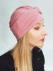 Sara Pink Women' Interwoven Turban 013 Delicate Bamboo Hat Without Pattern