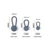 Elastic Pants Extension Buckle with Adjustable Rubber Stretch for Waistband Relief Men Women Daily Wear Office School