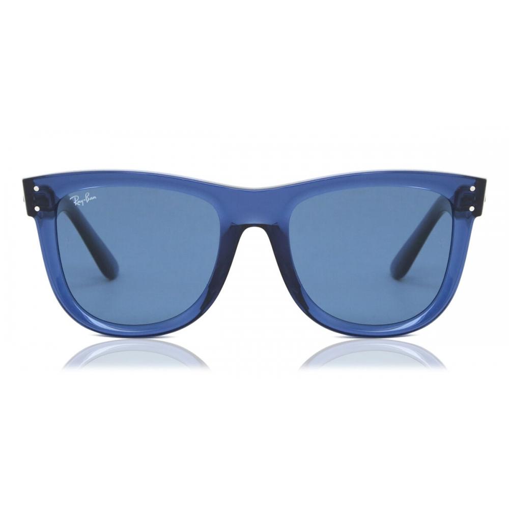 

Солнцезащитные очки унисекс Ray Ban Rbr0502s Wayfarer Reverse 67083a Transparent Navy Blue/50-22-145