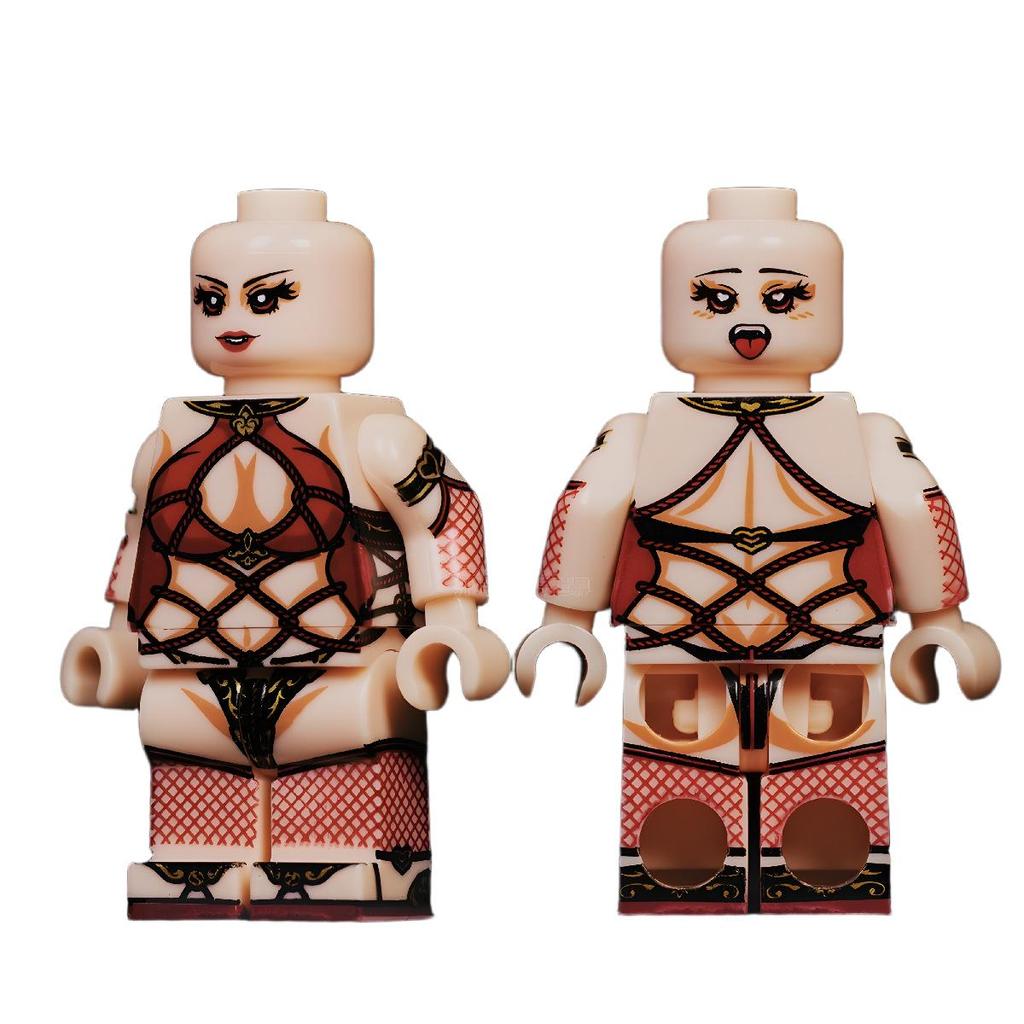 Female Guan Yu Minifigure - Romance of the Three Kingdoms Series, LEGO-Compatible Building Blocks, Also Includes Female Cao Cao Toy.