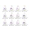 Pack of 12 Empty Lavenders Sachets Small Cotton Linen Drawstring Bags for Filling Spices Stylish Gifts Wrapping Pouches