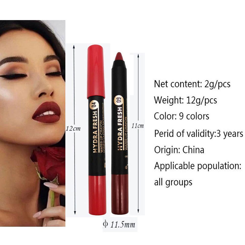 Hot Sale Long Lasting Makeup Nude Velvet Matte Lipstick Pencil Waterproof Lip Gloss