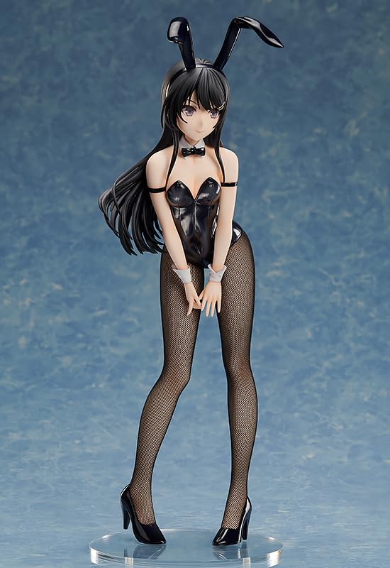 Rascal Does Not Dream of Bunny Girl Senpai Mai Sakurajima Bunny Scale Plastic Malovaná kompletní figurka Resella Ver. 1/4