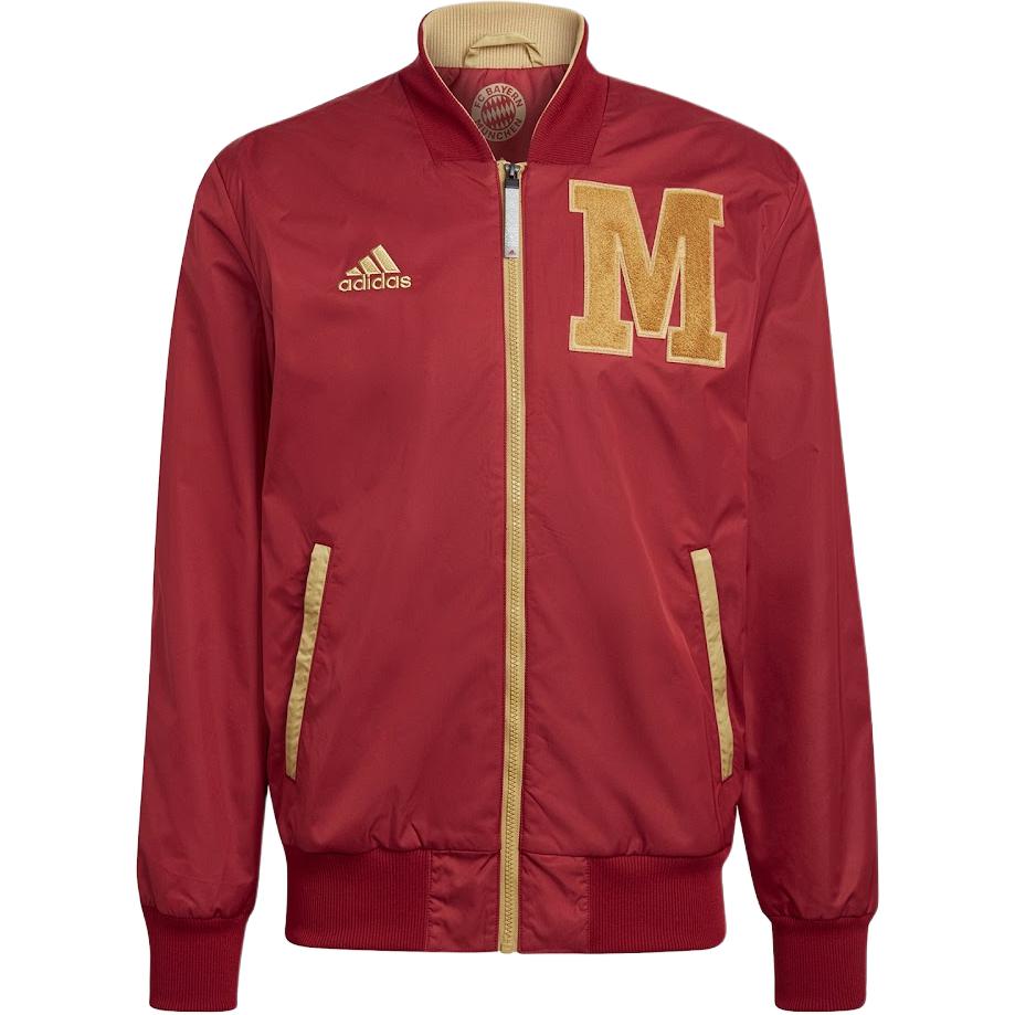 

Куртка-бомбер Adidas FCB LNY с логотипом футбольного клуба, мужская верхняя одежда, коричнево-красный H67166 S