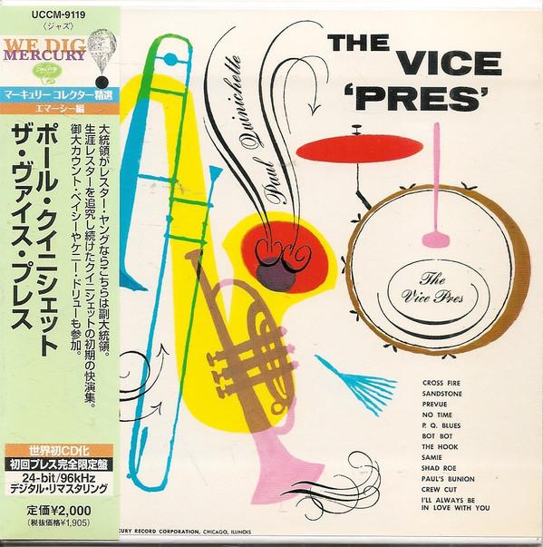 

CD PAUL QUINICHETTE - The Vice Pres UCCM9119PROMO EmArcy 2002 Japan Jazz Used