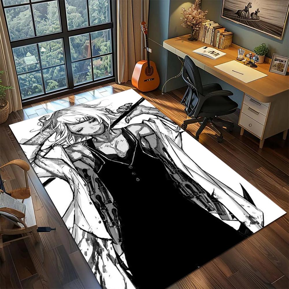 Tokyo Ghoul Printed Floor Mat Rug Carpet Large Area Rug Non Slip Washable for Gamer Room Bedroom -xia97