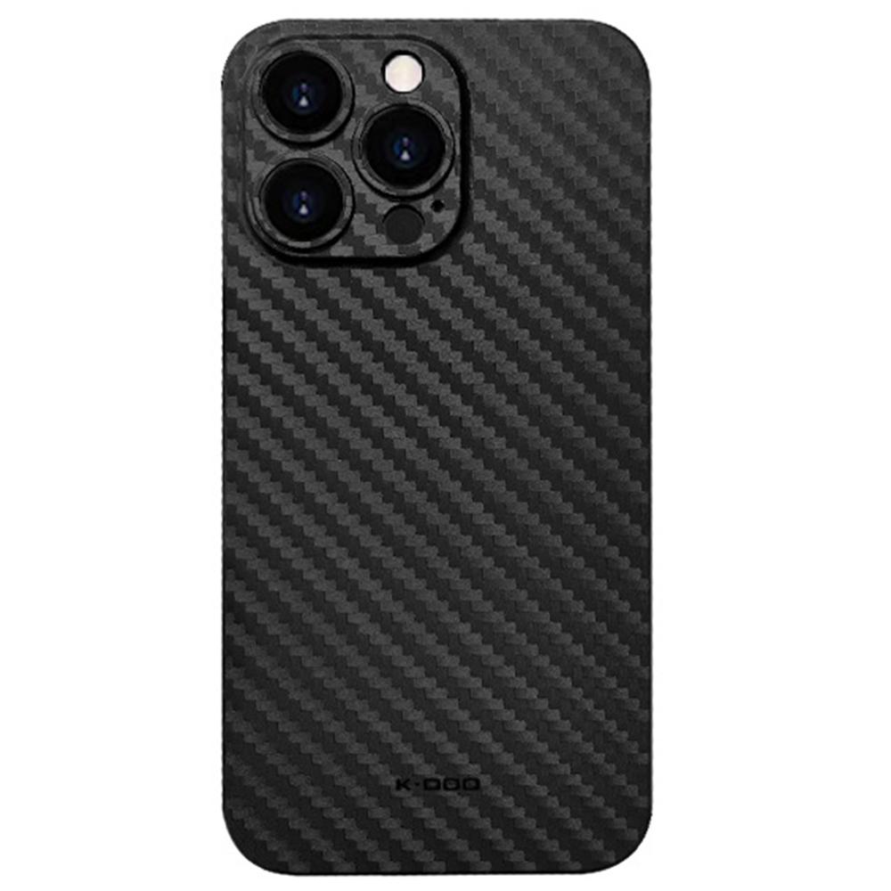 KZDOO For iPhone 16 Pro Compatible with MagSafe Carbon Fiber Texture Ultra Thin PP Phone Cover