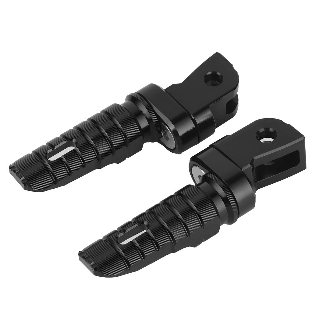 Pair Motorcycle Pedals CNC Aluminium Alloy Footpegs Anodizing Motorbike Foot Rest