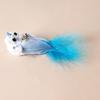 Cat Feather Toy Refill Simulation Birds Cat Lures Wand Attachment Interactive Wand Replacement Feather Toy for Indoor Cats