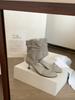 Sheepskin Version Niche Trouser Boots Roman Thin Heel Open-toed Sandals Women's One-word High-heeled Cool Boots