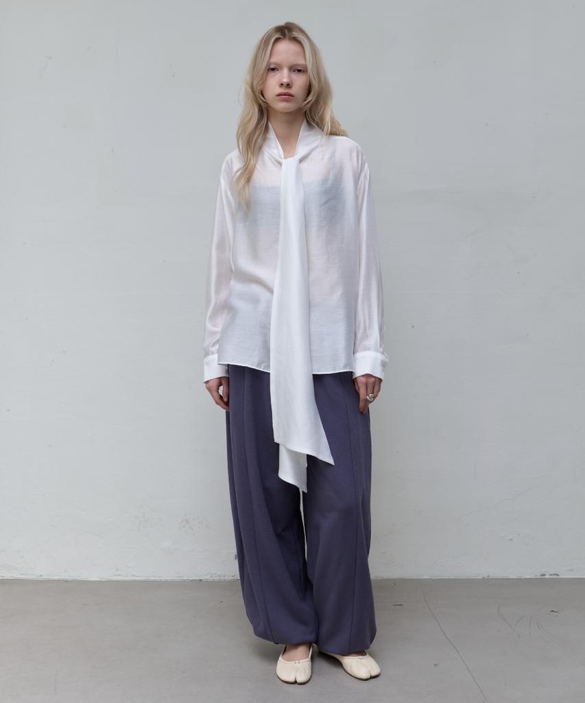Seolan Boucle Jogger Pants_Purple
