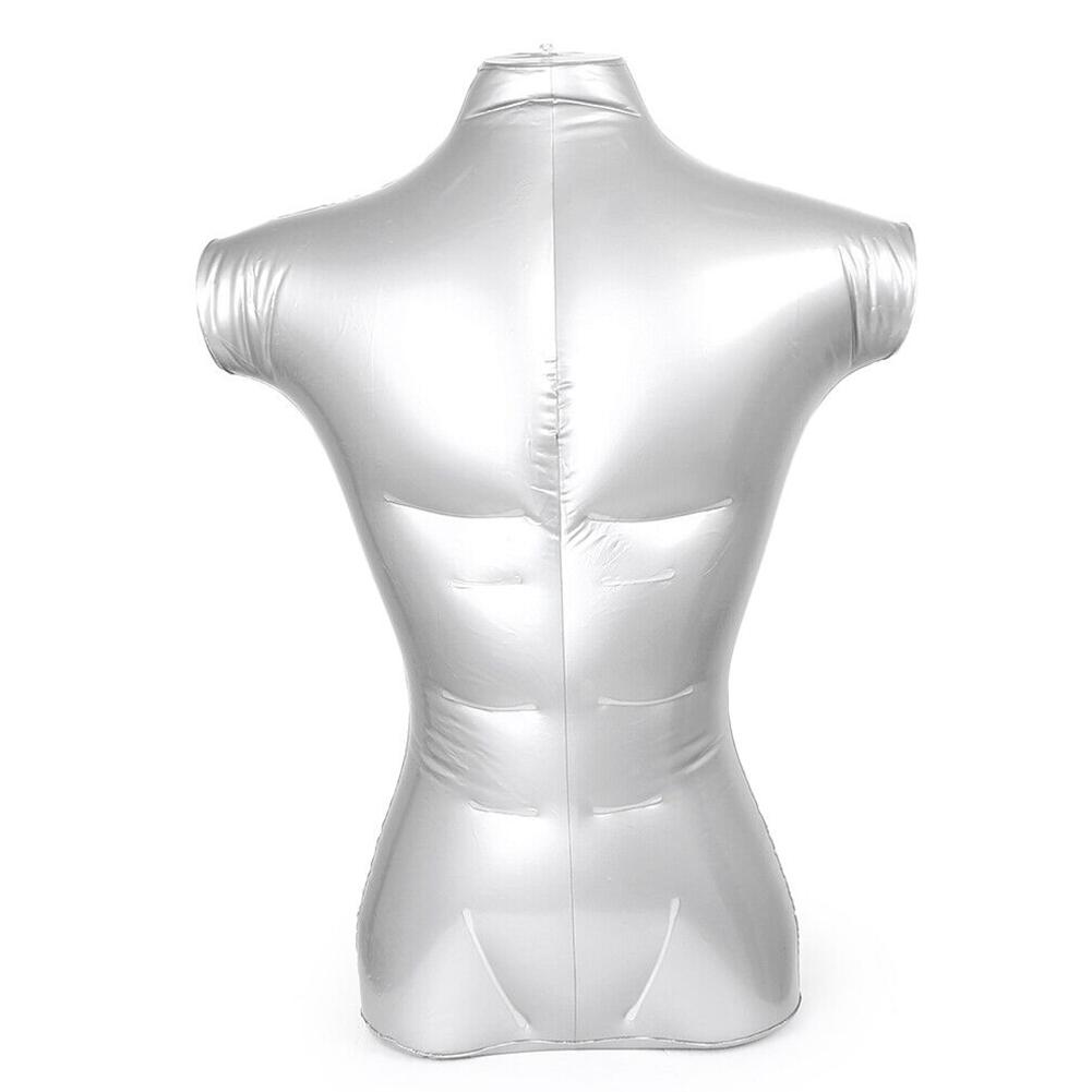 Надувная модель мужского торса из ПВХ-пластика, манекен верхней части тела, реквизит для демонстрации одежды, высота 72 см, для розничных витрин China Mainland